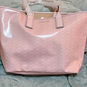 MK vinyl large tote